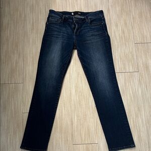Kut from the Kloth Dark Blue Straight Leg Jeans